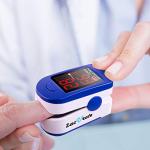 Zacurate 500BL Fingertip Pulse Oximeter – Navy Blue