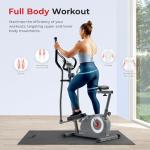 Sunny Health & Fitness 2-in-1 Magnetic Elliptical Bike