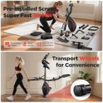 Pleny 5-in-1 Folding Exercise Bike for Home