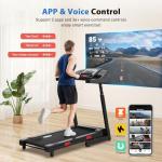 CIIHI Foldable Treadmill with Auto Incline and APP