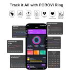 POBOVi Smart Ring: Sleep, Fitness, Stress Tracker