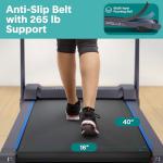 SereneLife Compact Folding Electric Treadmill for Workouts