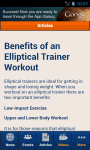 Compact Elliptical Trainer for Home Workouts