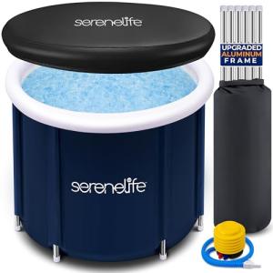 SereneLife Inflatable Cold Plunge Tub for Athletes