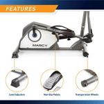 Marcy Magnetic Elliptical Trainer with Wheels