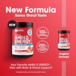 Optimum Nutrition Amino Energy Powder, Juicy Strawberry