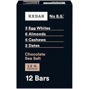 Chocolate Sea Salt RXBAR Protein Bars - 12 Count