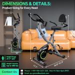 Foldable 5-in-1 Exercise Bike for Home