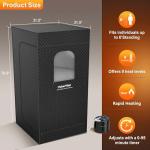 Portable Home Sauna Box with 3.0L Steamer