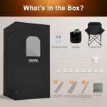 Portable Home Sauna Box with 3.0L Steamer