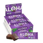 ALOHA Chocolate Fudge Brownie Protein Bars - 12 Count