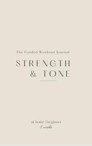 Guided Workout Journal for Beginner Strength Training