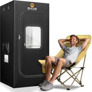 Portable Steam Sauna with Chair for Home Spa