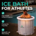 Calmcore Portable Ice Bath Tub for Athletes