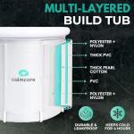 Calmcore Portable Ice Bath Tub for Athletes
