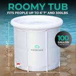 Calmcore Portable Ice Bath Tub for Athletes