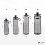 Pogo 18 Oz BPA-Free Grey Water Bottle