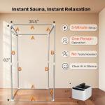 Portable Home Steam Sauna Tent with 1000W Steamer