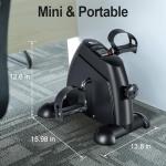 Himaly Mini Under Desk Exercise Bike with LCD