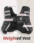 ZELUS Reflective Weighted Vest for Strength Training