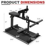 Adjustable Seated Calf Raise Machine for Leg Training