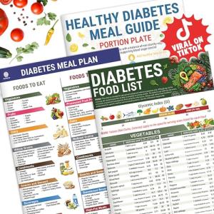 Diabetes Meal Planner and Food List Chart