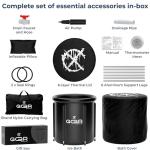 Portable Ice Bath Tub for Cold Plunge 90 Gallons