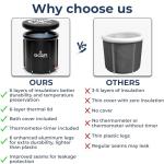 Portable Ice Bath Tub for Cold Plunge 90 Gallons