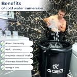 Portable Ice Bath Tub for Cold Plunge 90 Gallons