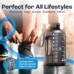 AQUAFIT 64 oz BPA-Free Water Bottle with Straw