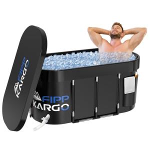 Portable 129 Gal Ice Bath Tub for Recovery