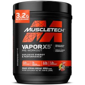 MuscleTech Vapor X5 Pre-Workout Powder - 30 Servings