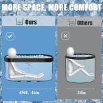 Portable 129 Gal Ice Bath Tub for Recovery