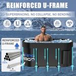 Portable 129 Gal Ice Bath Tub for Recovery