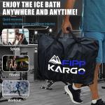 Portable 129 Gal Ice Bath Tub for Recovery