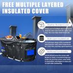 Portable 129 Gal Ice Bath Tub for Recovery