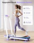 Compact Walking Pad Treadmill with Remote Control
