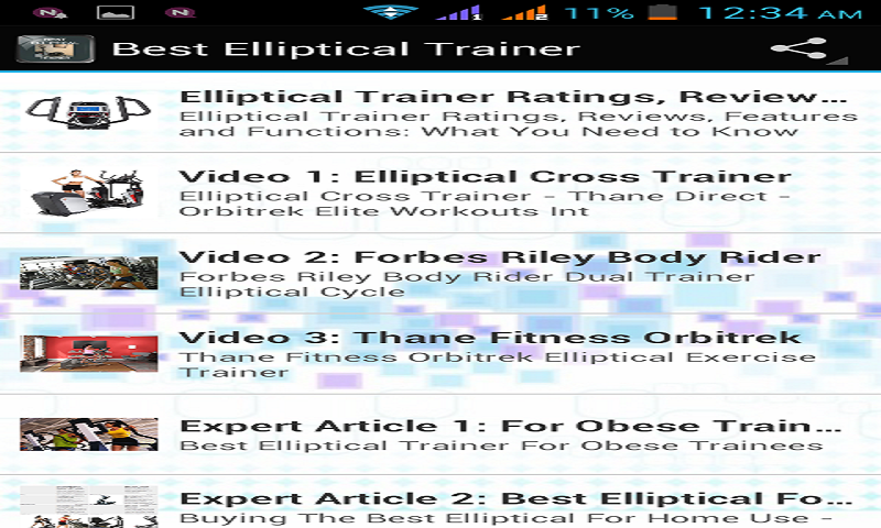 Top Rated Elliptical Trainer for Home Workouts