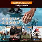 AMOVAN Fitness Tracking Smart Ring for All