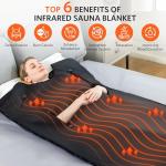 Portable Infrared Sauna Blanket for Home Detox