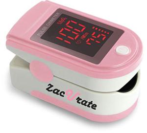 Zacurate 500DL Fingertip Pulse Oximeter - Blushing Pink