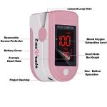 Zacurate 500DL Fingertip Pulse Oximeter - Blushing Pink