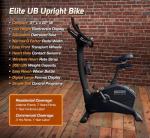 3G Cardio Elite UB X Upright Bike with Bluetooth