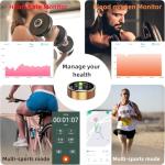 UniJethro Smart Fitness Tracker Ring - Rose Gold
