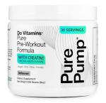 PurePump Natural Pre Workout Powder - Unflavored 30 Servings