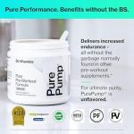 PurePump Natural Pre Workout Powder - Unflavored 30 Servings