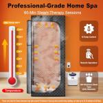 MIXC Portable Steam Sauna with Remote Control