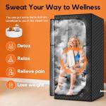 MIXC Portable Steam Sauna with Remote Control