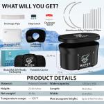 XL Cold Plunge Tub with Cover for Recovery