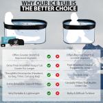 XL Cold Plunge Tub with Cover for Recovery